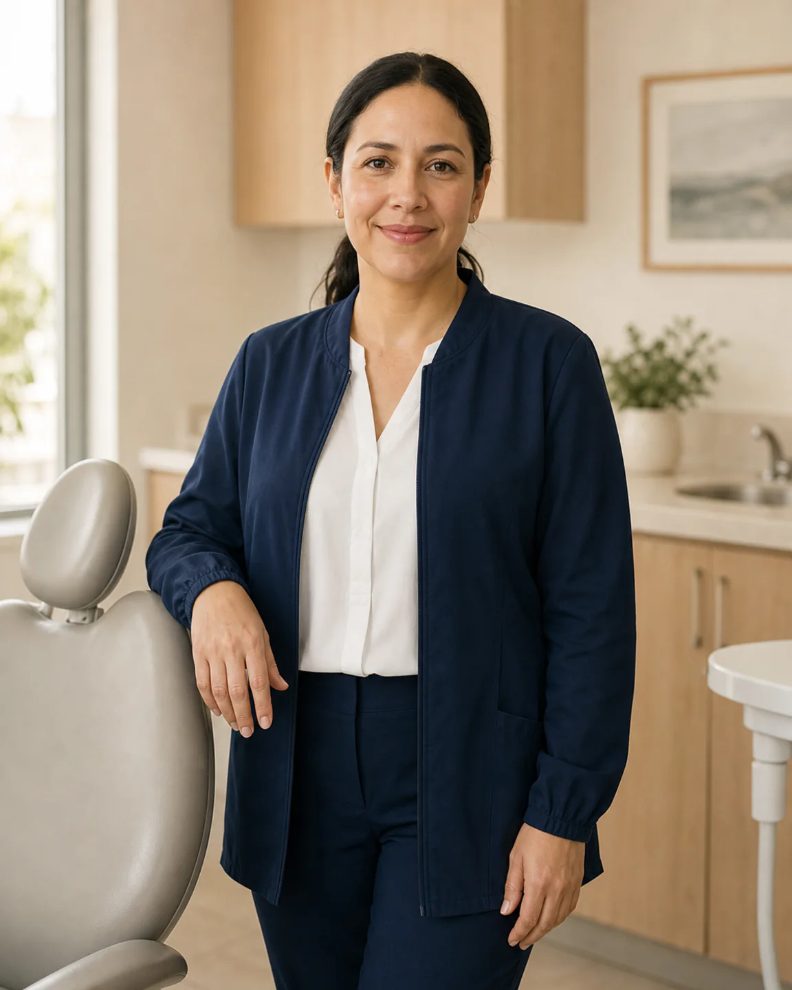 Dra. Paola Cordero, cirujana dentista de la Clínica Dental Bahía en Ensenada.